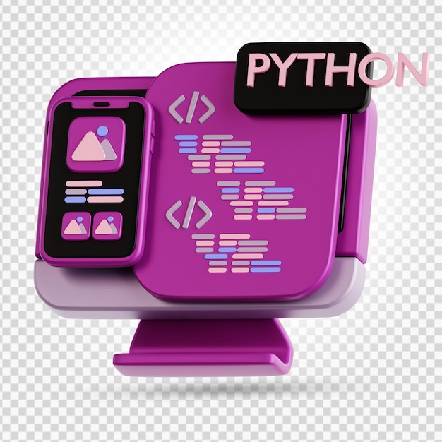 3d python coding and mobile app development