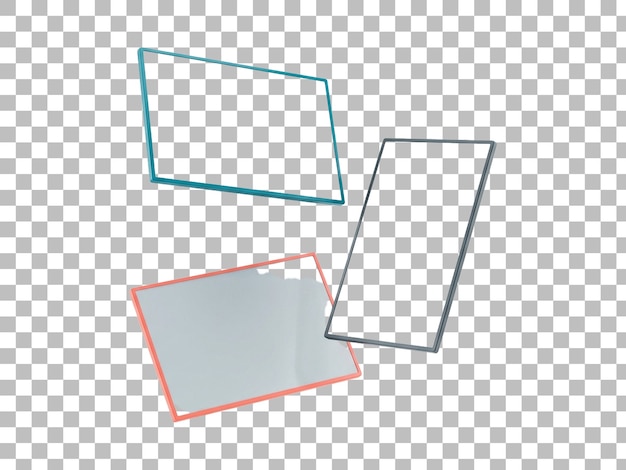 3d rectangular frames elements set