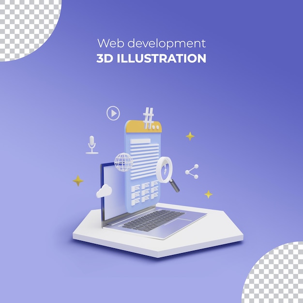 3d rendering web postdevelopment software website programming and coding