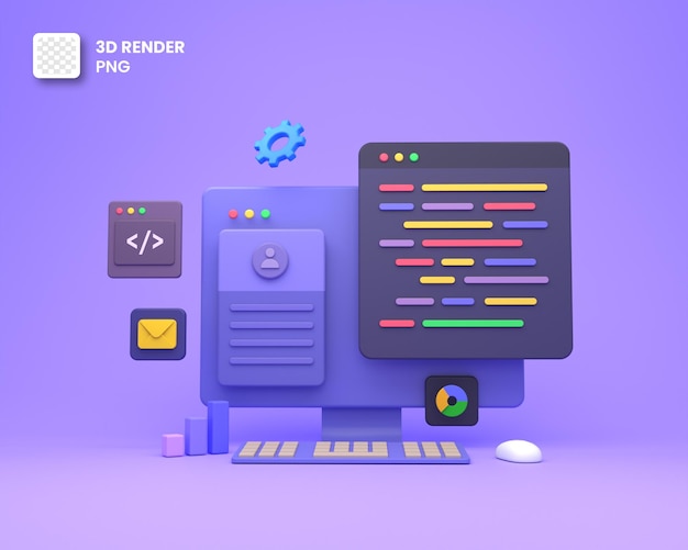 3d web development or software development or web design coding and programing