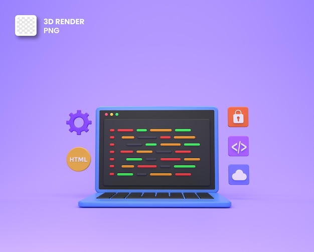 3d web development or software development or web design coding and programming with syntax code