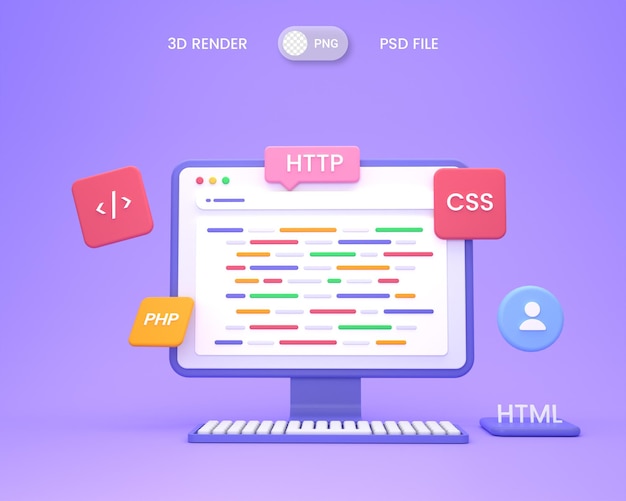 3d web development or software development or web design coding and programming