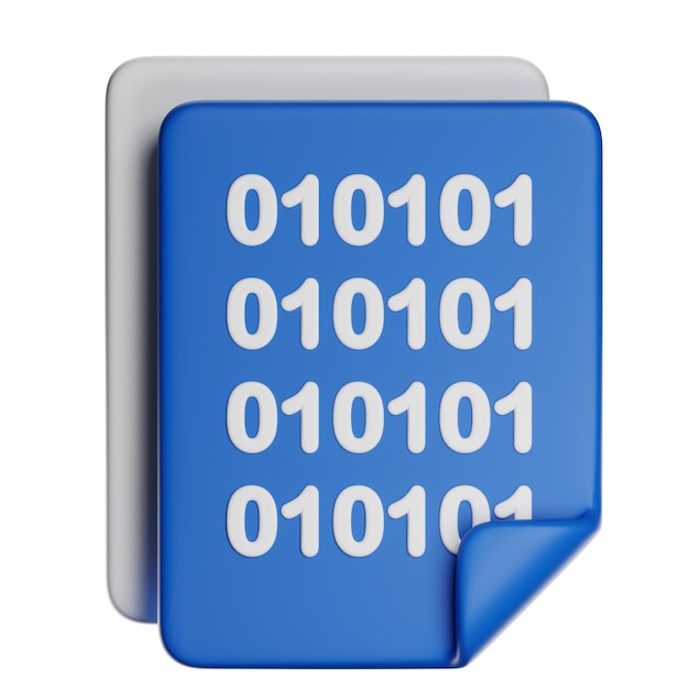 binary code data sheet