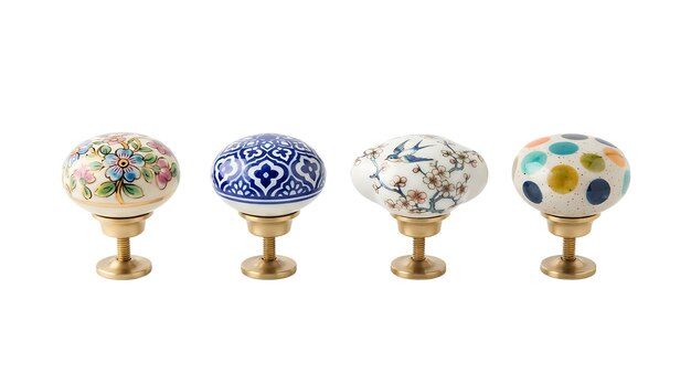 ceramic knobs elements set