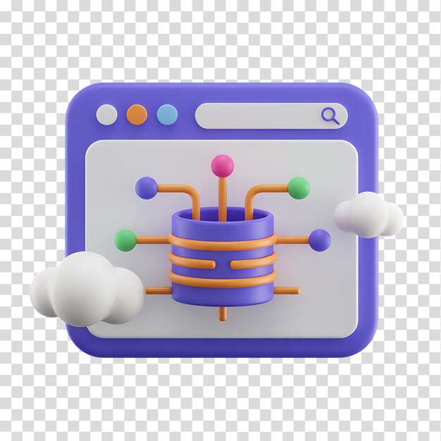 cloud database and data processing in web browser interface