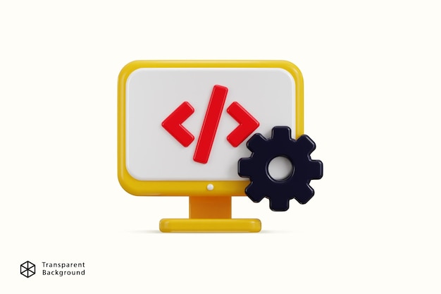 computer and program code development coding icon screen it technologies website programming project