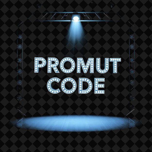 musta tausta, jossa on kuva lavasta ja sanat quot code code code code code code code