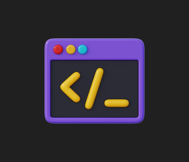 Programming 3d code editor window for software management engineering and application development