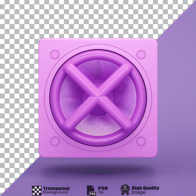reduce decrease sound volume isolated on transparent background
