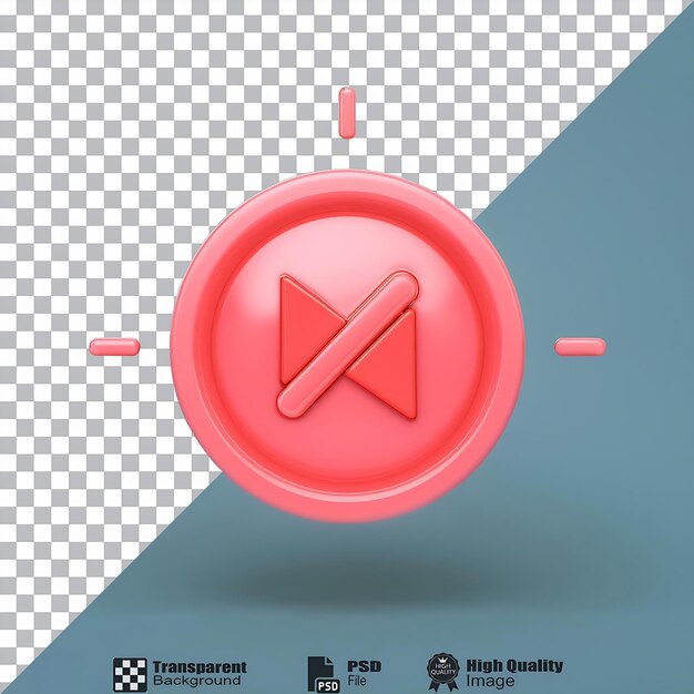 reduce decrease sound volume isolated on transparent background