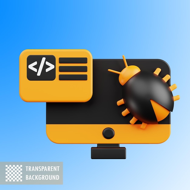 Softwarecode debuggen op computermonitor