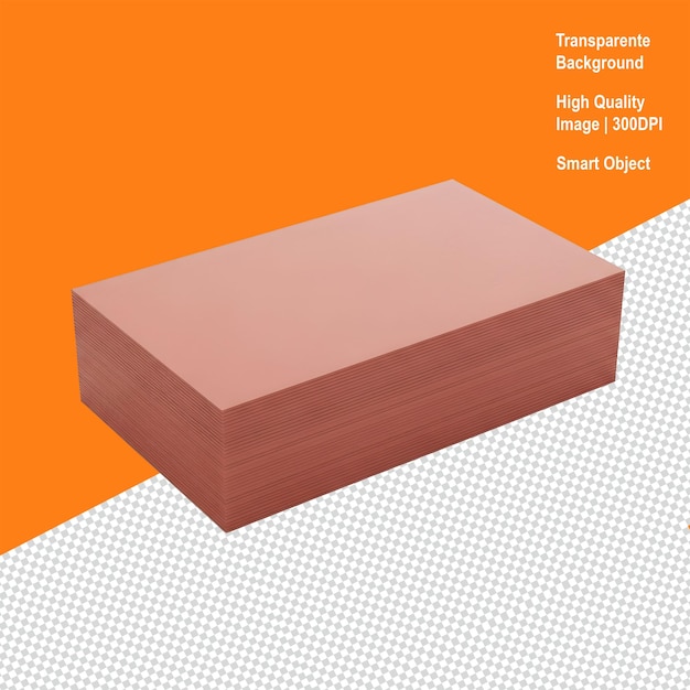 stack of rectangular blocks 3d render
