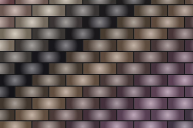 abstract background of rectangular gradient bricks pattern