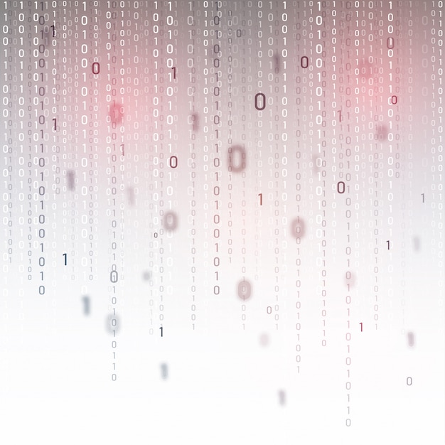 abstract binary code background 