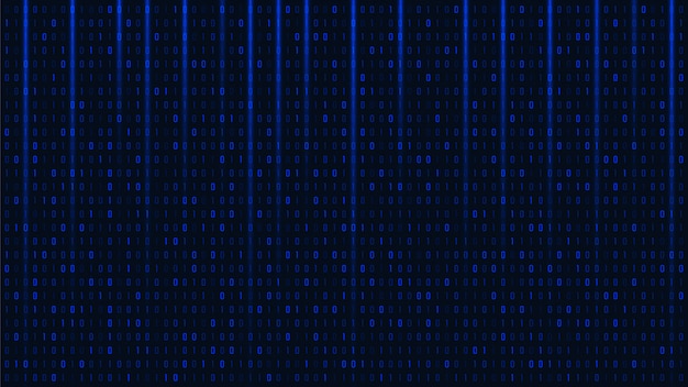 abstract binary code background
