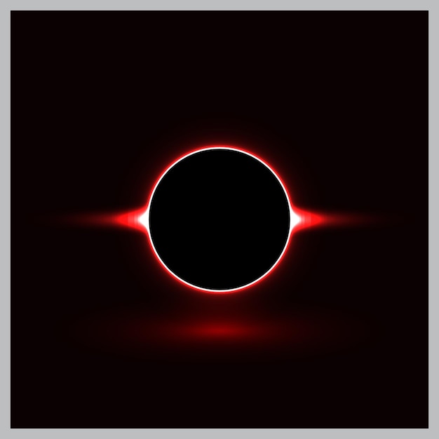 abstract eclipse vector shape pattern