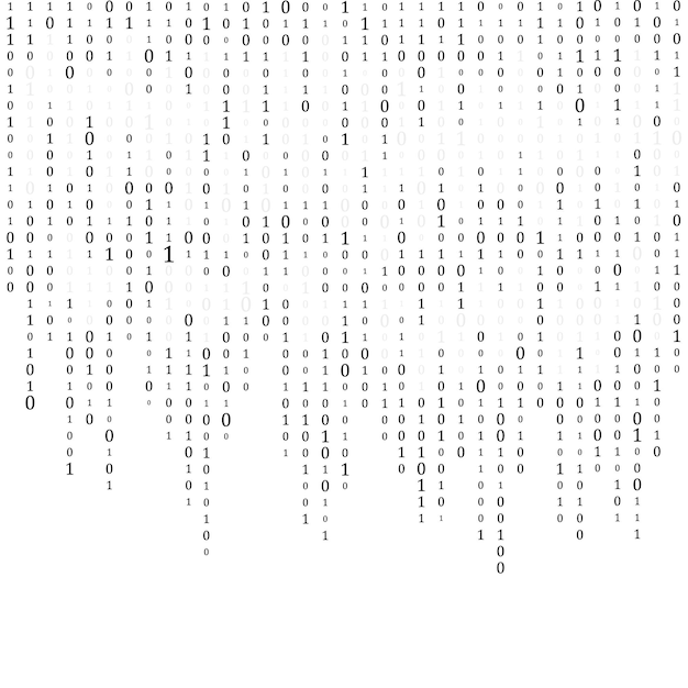 abstract matrix background binary computer code coding hacker concept vector background illustration