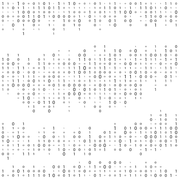 abstract matrix background binary computer code coding hacker concept vector background illustration
