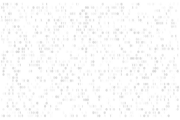abstract representation of binary code data