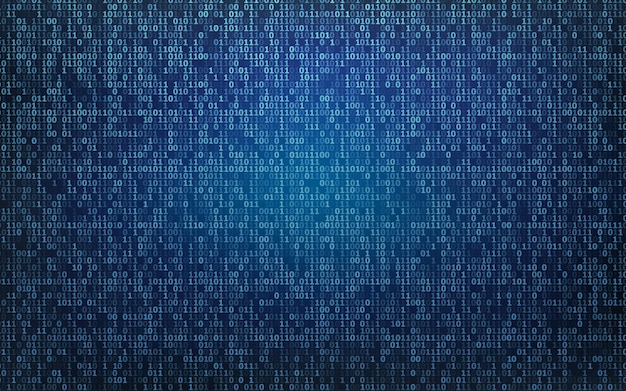 abstract technology binary code background