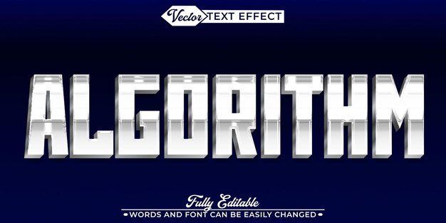 algorithm code data logic digital vector fully editable smart object text effect