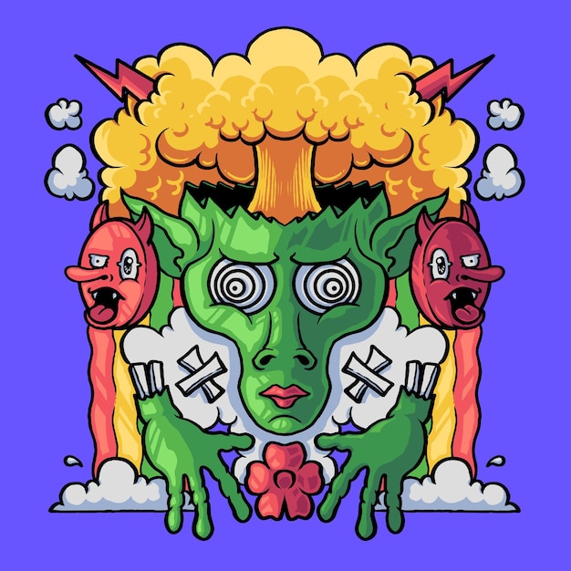 alien head exploding