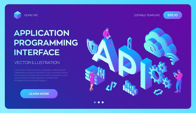 api. application programming interface. software development tool, information technology concept.