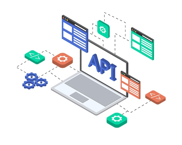 api development or application programing interface to connect client and server