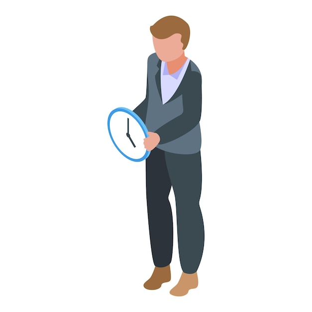api worker icon isometric vector integration develop computer developer