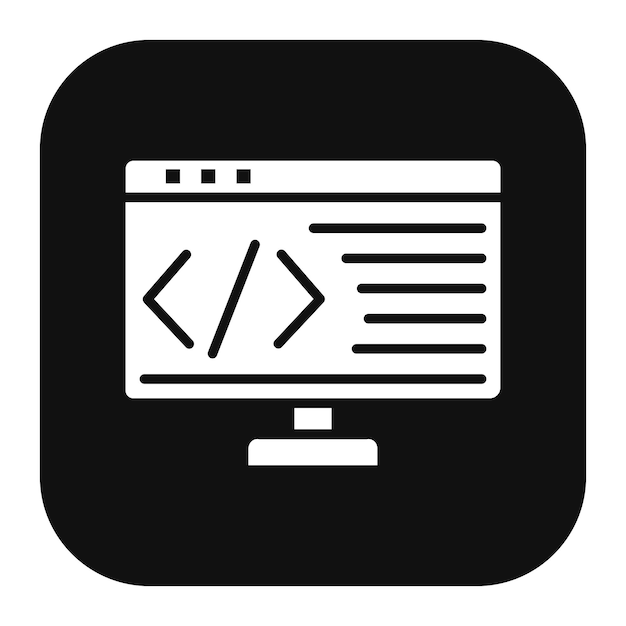 application coding vector illustration