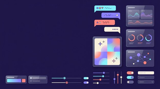artificial intelligence interface toolkit with data visualization elements
