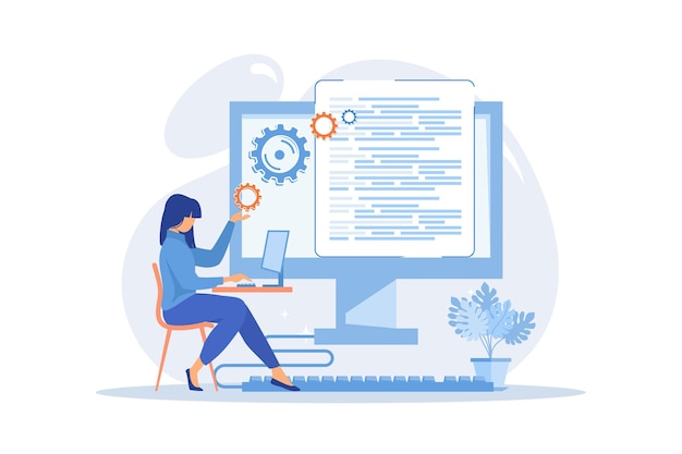 back end development software development process, computer application, program code,