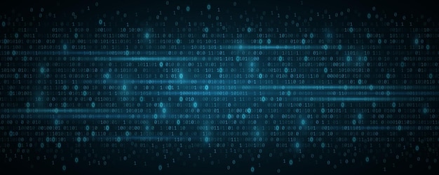 background of binary code. software code. random 0 and 1 numbers of program code. digital data technology concept. vector illustration. eps 10