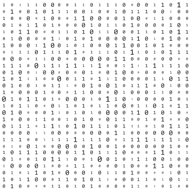 background with numbers on screen binary code zero one computer code coding