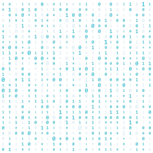 background with numbers on screen binary code zero one computer code coding
