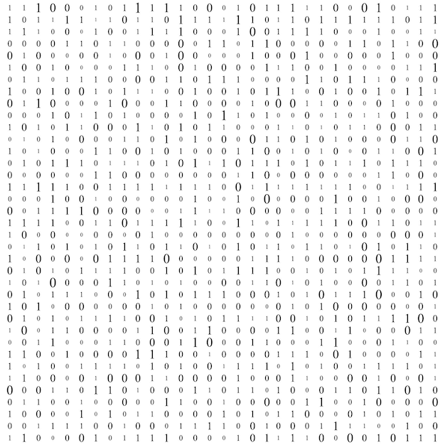 background with numbers on screen binary code zero one computer code coding