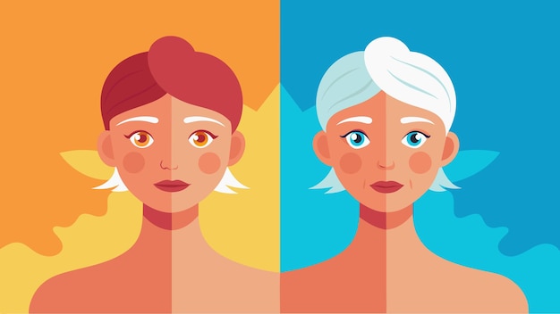 a before and after comparison of a persons face shows a noticeable decrease in fine lines and