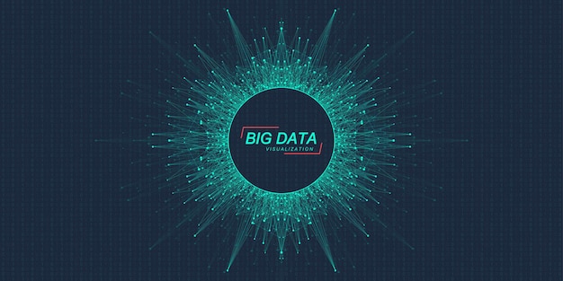 big data visualization big data machine learning algorithms data array visualization visual informat...