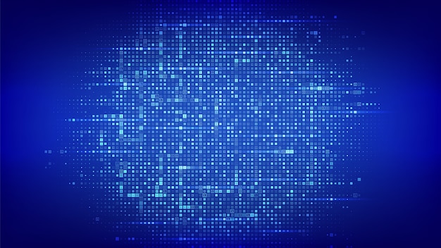 binary code background. matrix binary data and streaming digital code with digits 1 0 background.