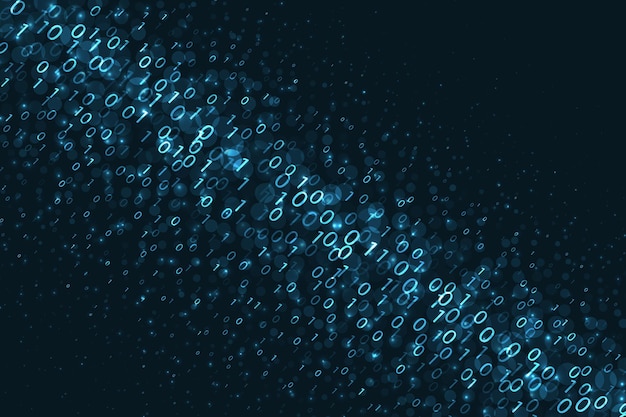 binary code background