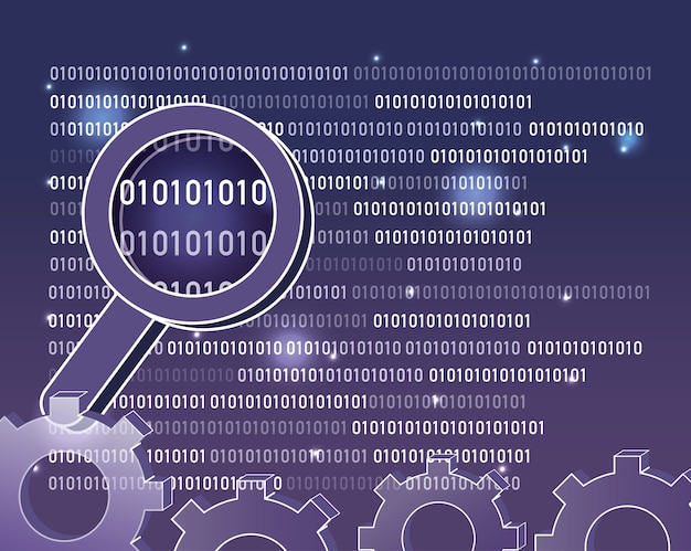 binary code background
