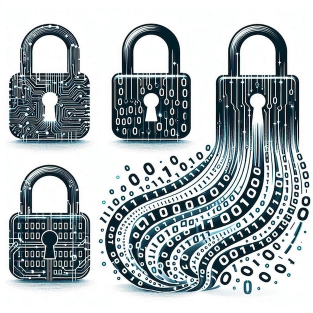 binary code icon