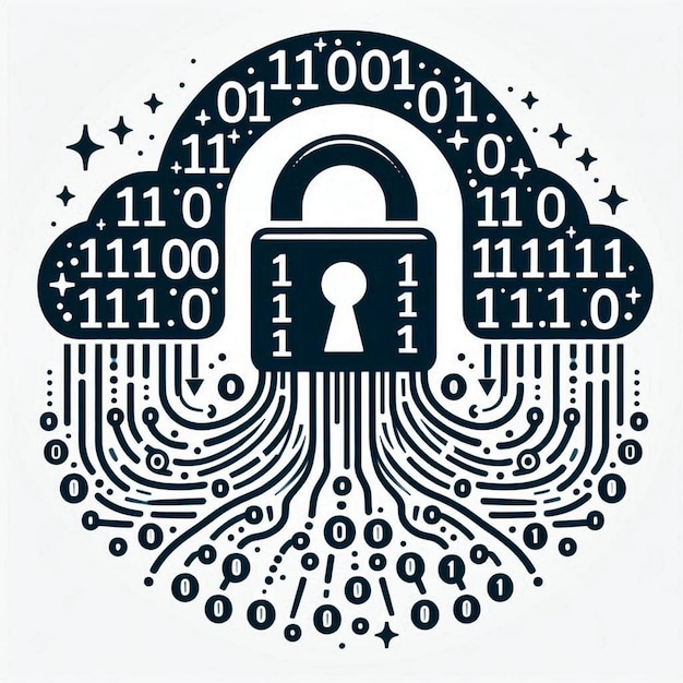 binary code icon