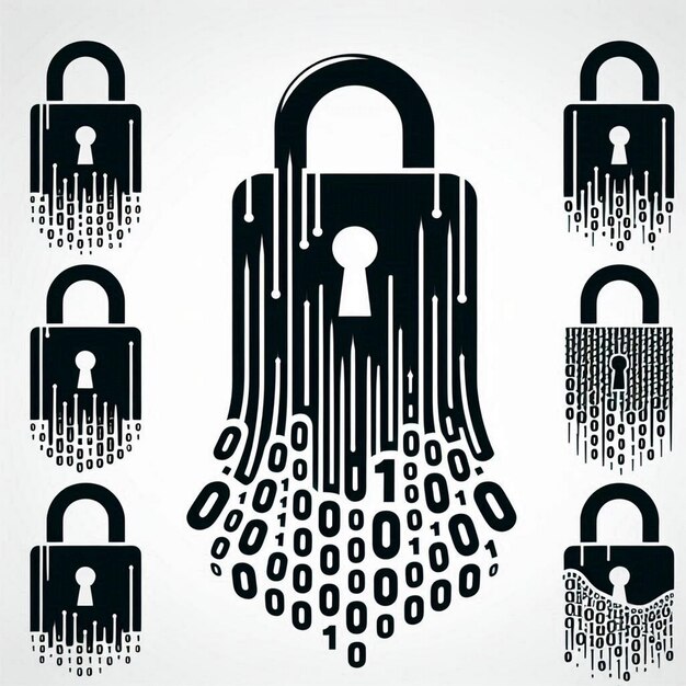 binary code icon