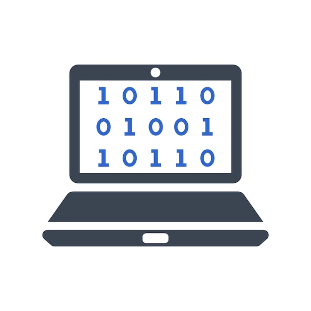 binary code icon