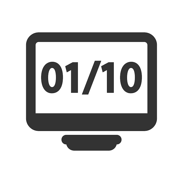 binary code icon