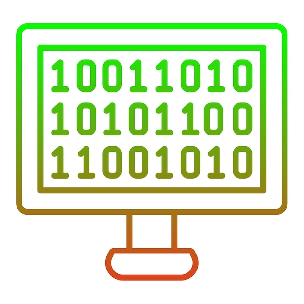 binary code icon