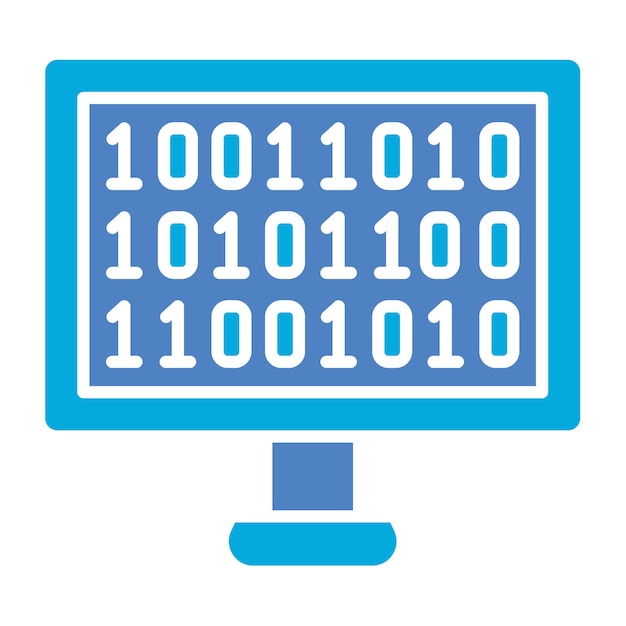 binary code icon
