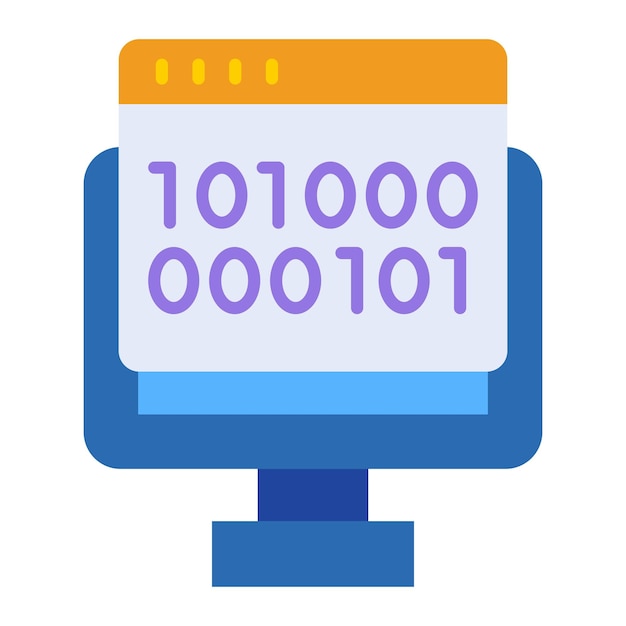 binary code icon