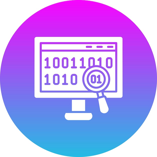 binary code icon
